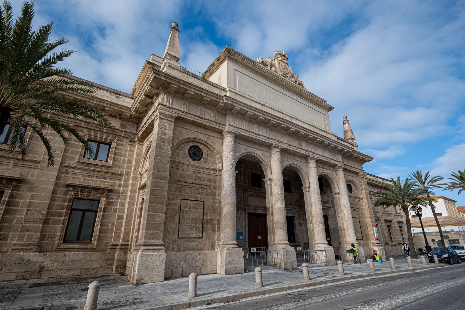 La restauración de la fachada de la Casa de Iberoamérica, finalista del Premio Andaluz de Conservación